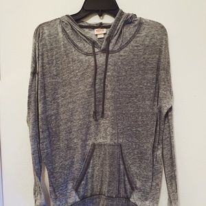 Gray thin hoodie